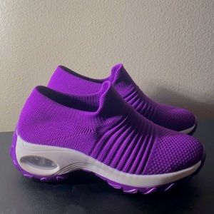 STQ Slip On Mesh Walking Shoes Women Sneakers